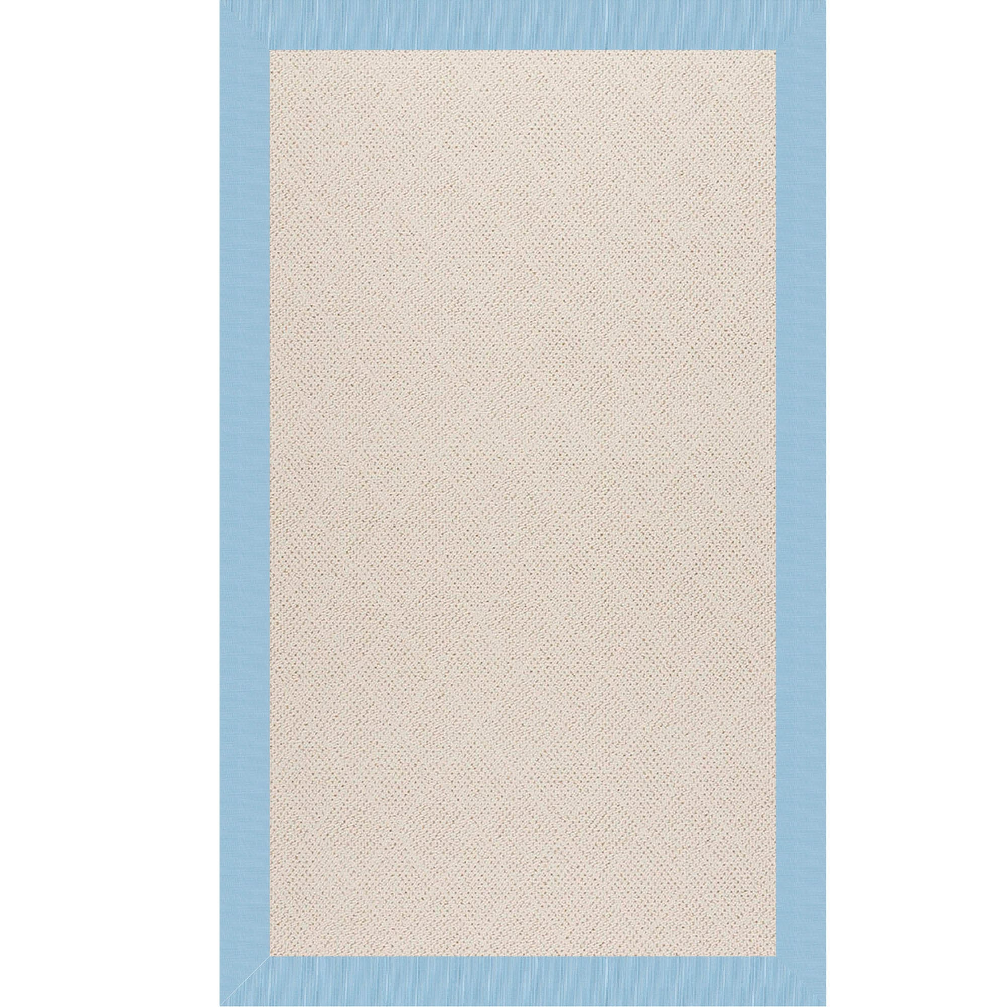 Zoe-White Wicker Medium Blue