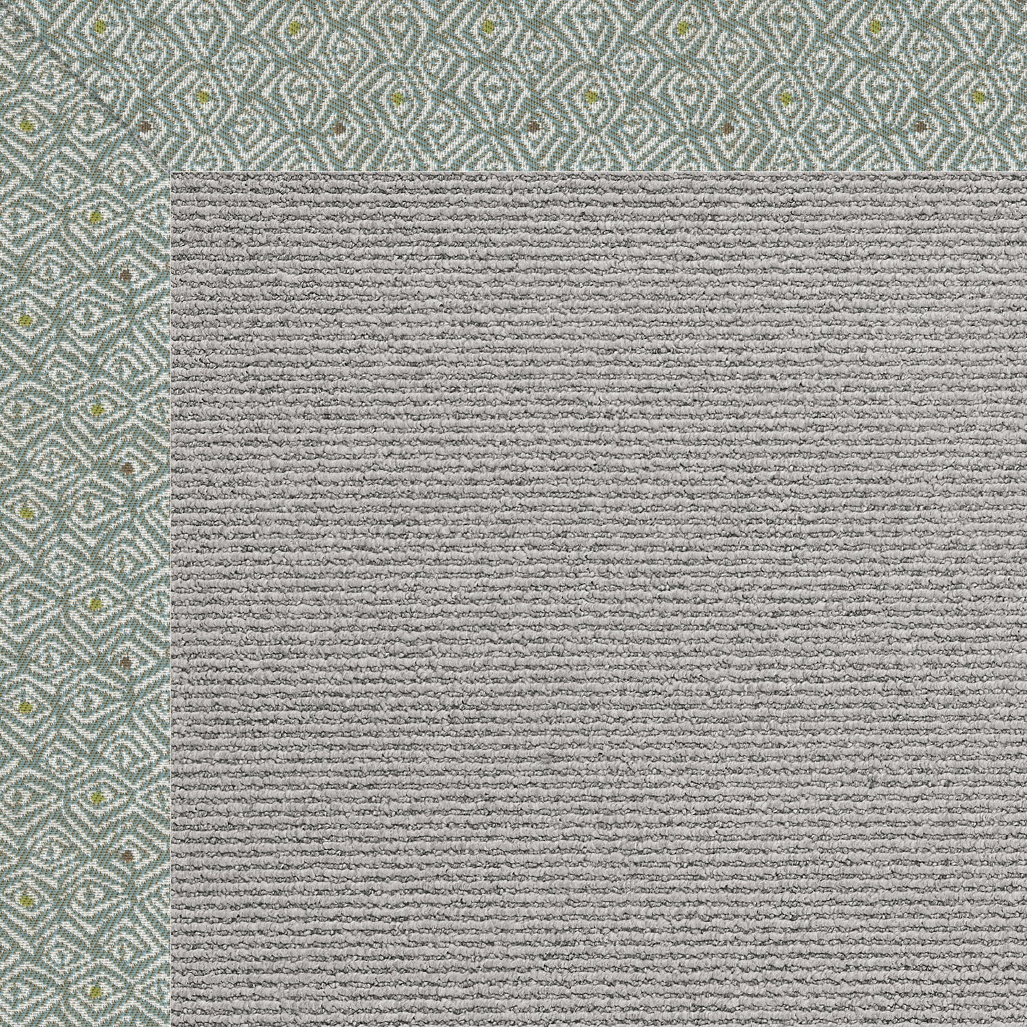 Zoe Platinum Sisal Blue Grey