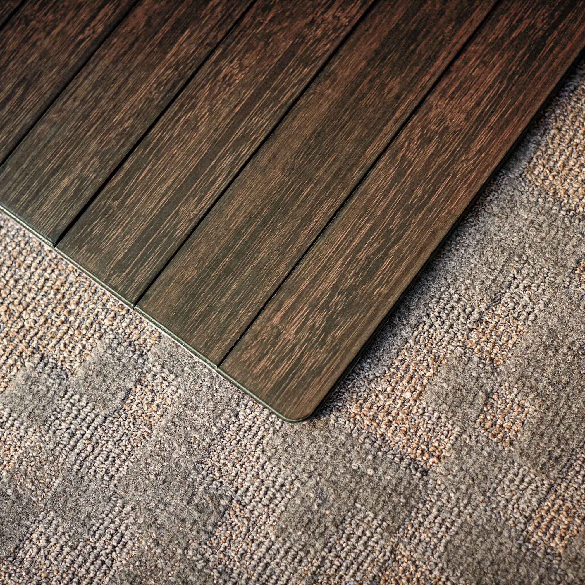 Java Chair Mat Standard Bamboo with lip