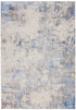 Silky Textures SLY04 Blue/Ivory/Grey