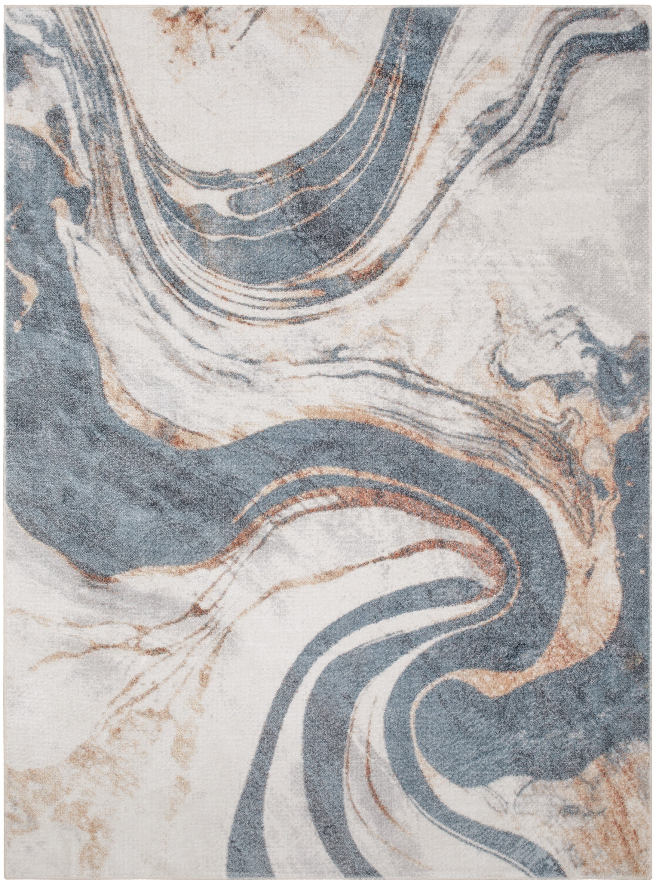 Astra Machine Washable ASW15 Ivory Blue