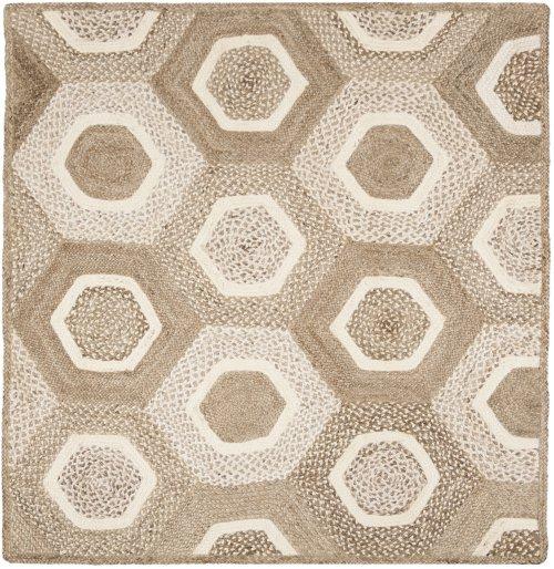 Natural Fiber NF881F GREY / IVORY