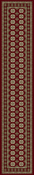 ANCIENT GARDEN 57102 Red/Beige