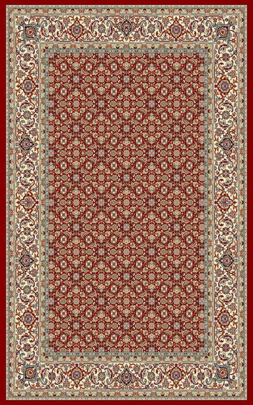 ANCIENT GARDEN 57011 RED/IVORY
