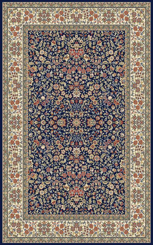 ANCIENT GARDEN 57078 BLUE/IVORY