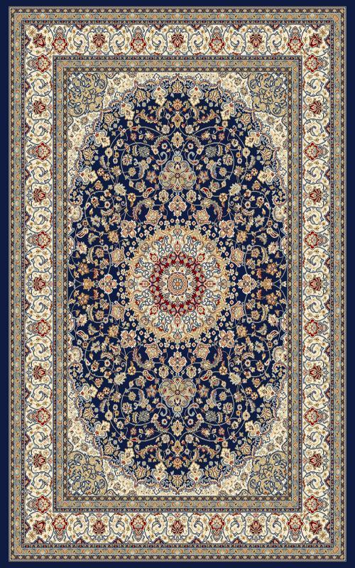 ANCIENT GARDEN 57119 BLUE/IVORY