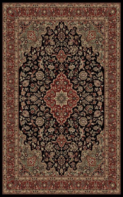 Persian Classics Medallion Kashan Black