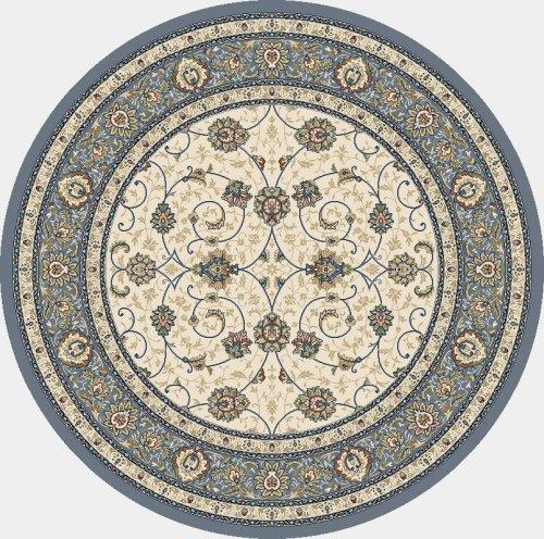 ANCIENT GARDEN 57120 IVORY/LIGHT BLUE