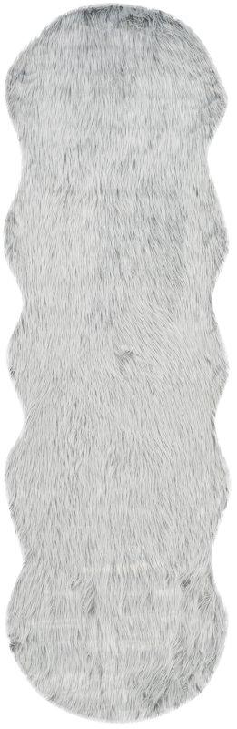 Faux Sheep Skin FSS118A LIGHT GREY