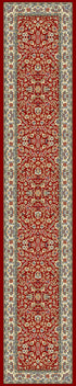 ANCIENT GARDEN 57078 RED/IVORY
