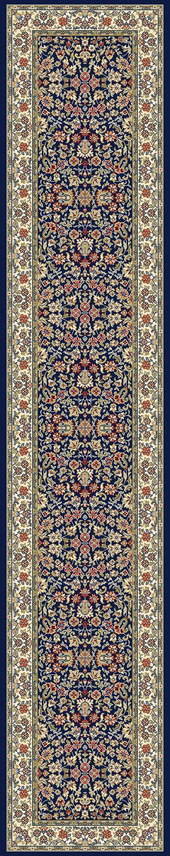 ANCIENT GARDEN 57078 BLUE/IVORY