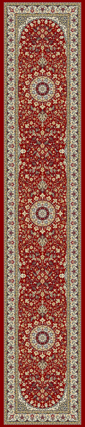 ANCIENT GARDEN 57119 RED/IVORY