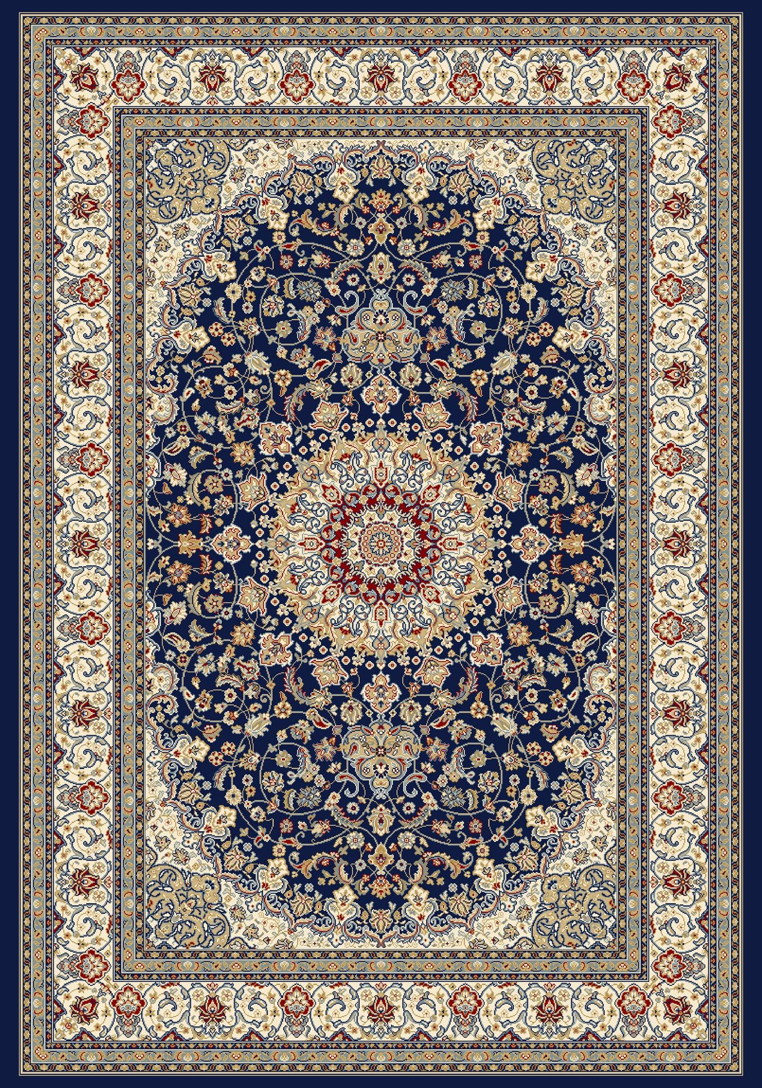 ANCIENT GARDEN 57119 BLUE/IVORY