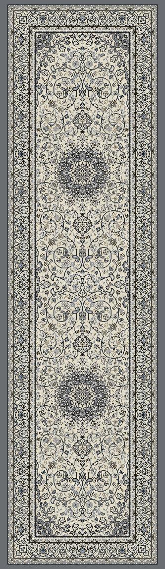 ANCIENT GARDEN 57119 CREAM/GREY