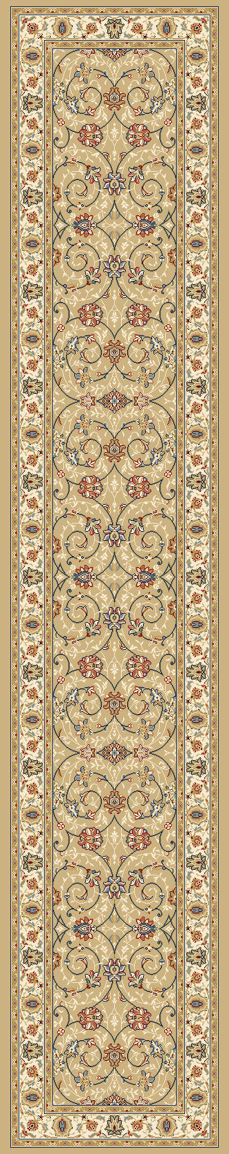 ANCIENT GARDEN 57120 LIGHT GOLD/IVORY