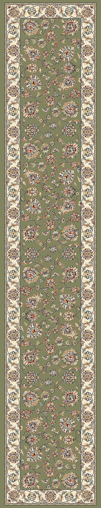ANCIENT GARDEN 57365 GREEN/IVORY