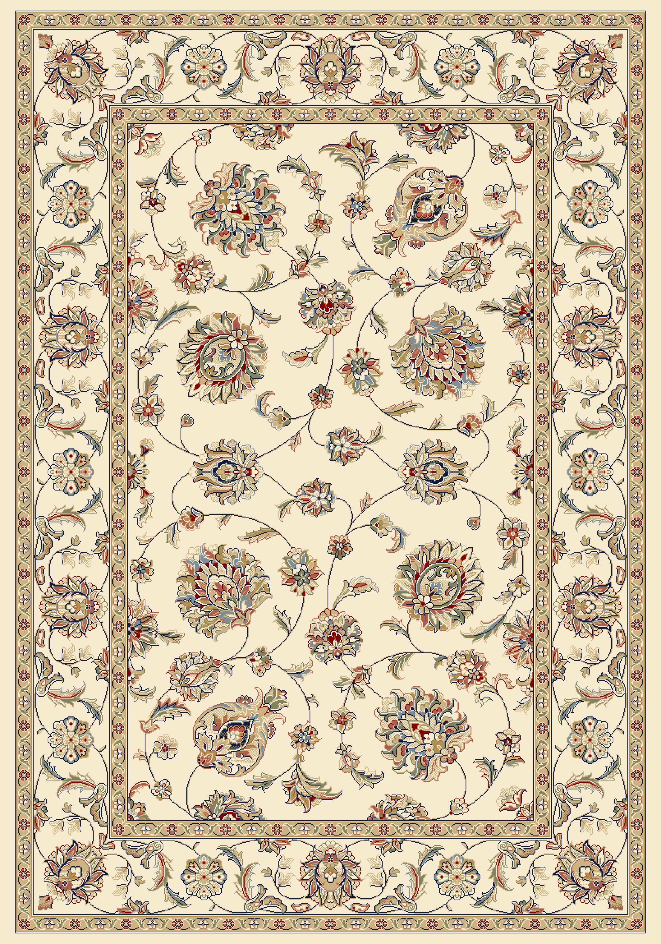 ANCIENT GARDEN 57365 IVORY