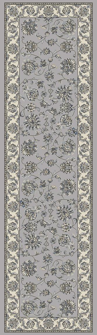 ANCIENT GARDEN 57365 SOFT GREY/CREAM