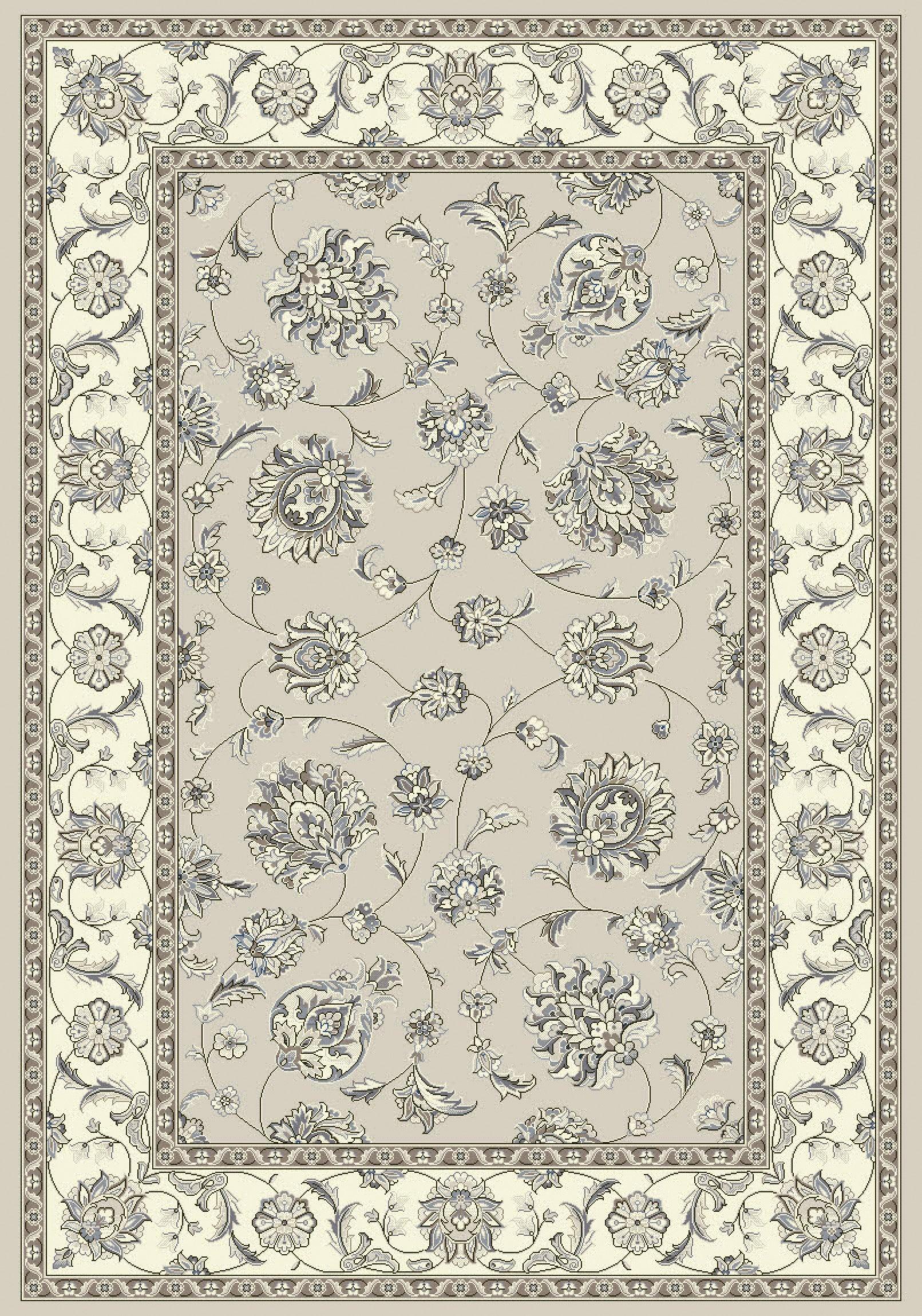 ANCIENT GARDEN 57365 SOFT GREY/CREAM