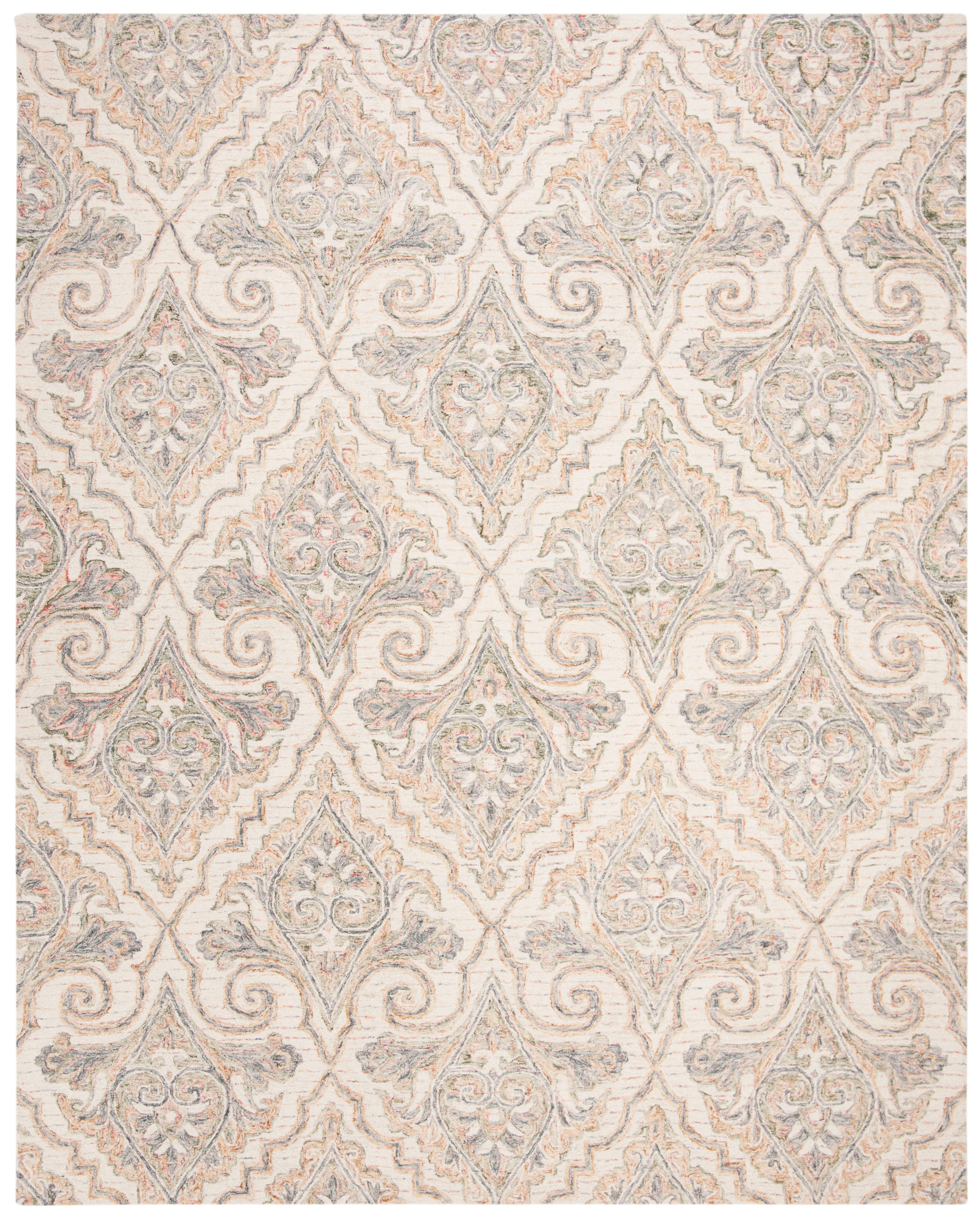 Aubusson AUB103A Ivory / Green