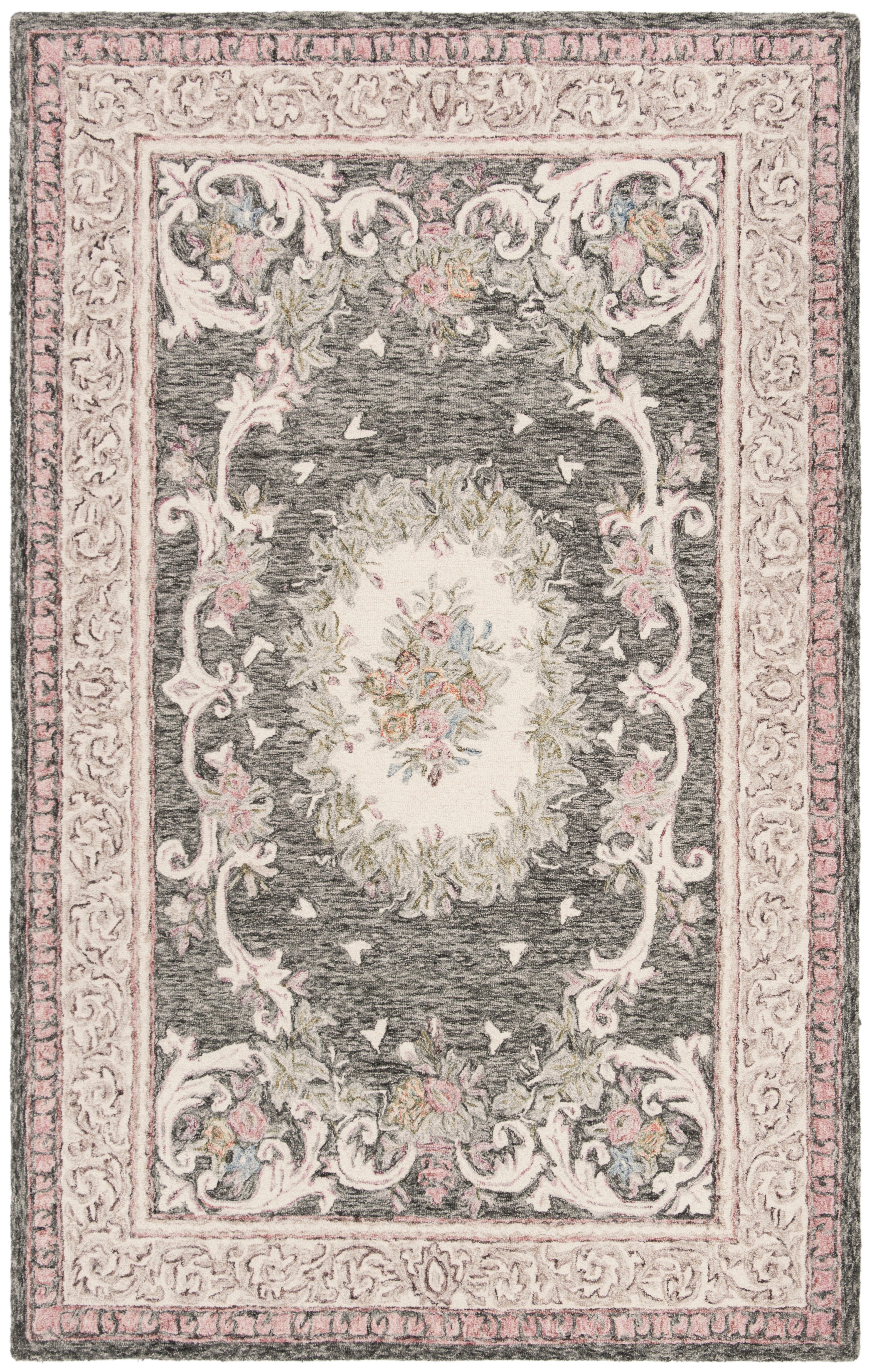 Aubusson AUB105H Ivory / Charcoal