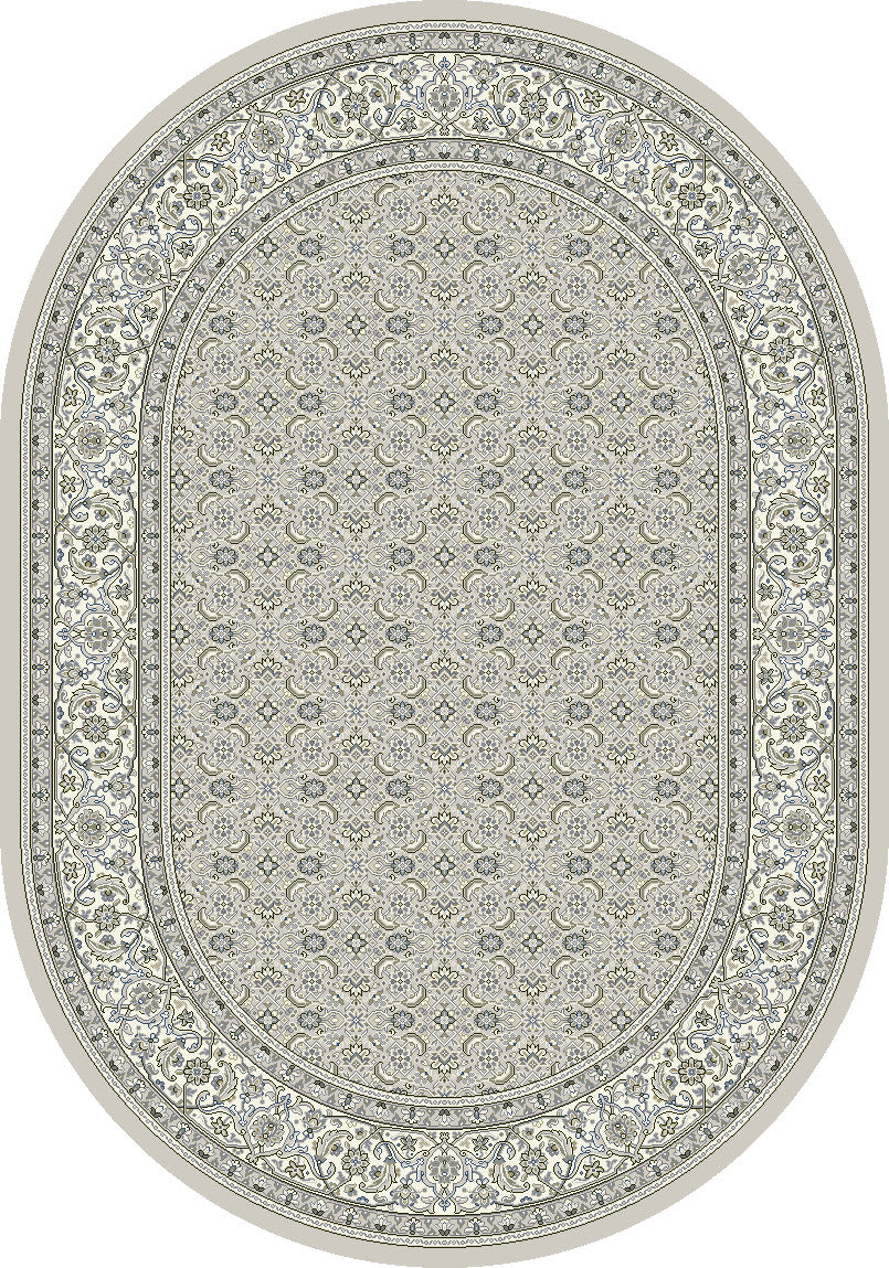 ANCIENT GARDEN 57011 SOFT GREY/CREAM