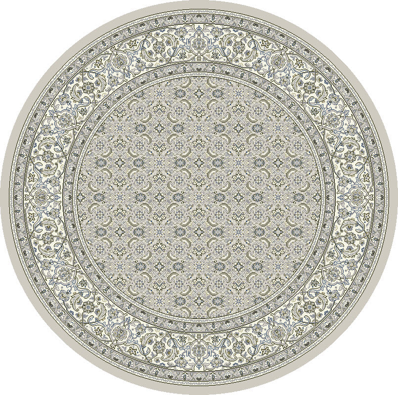 ANCIENT GARDEN 57011 SOFT GREY/CREAM