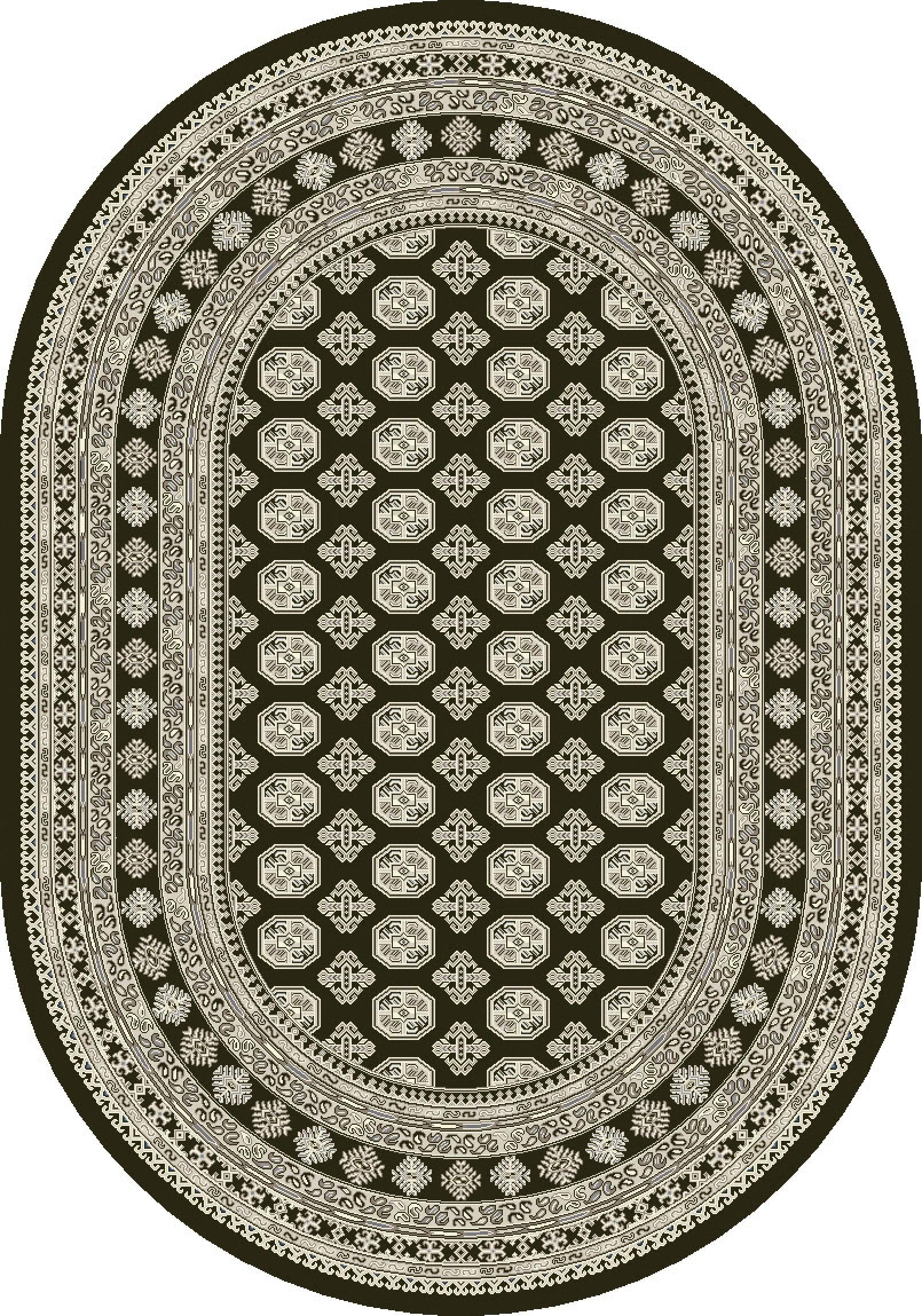 ANCIENT GARDEN 57102 CHARCOAL/SILVER