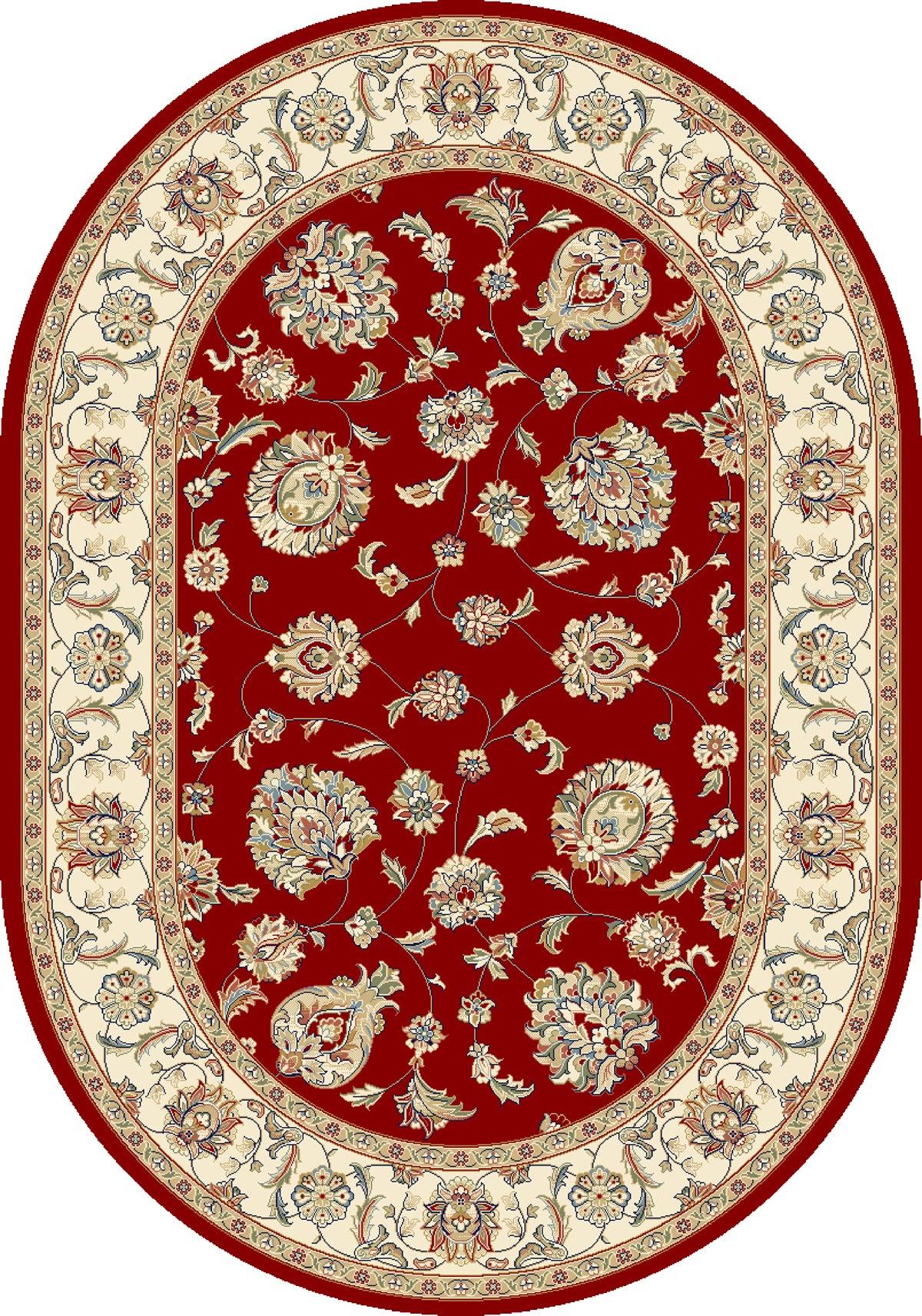 ANCIENT GARDEN 57365 RED/IVORY