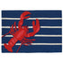 FRONTPORCH Lobster on Stripes Navy