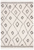 Moroccan Fringe Shag 300 MFG333A Ivory / Grey