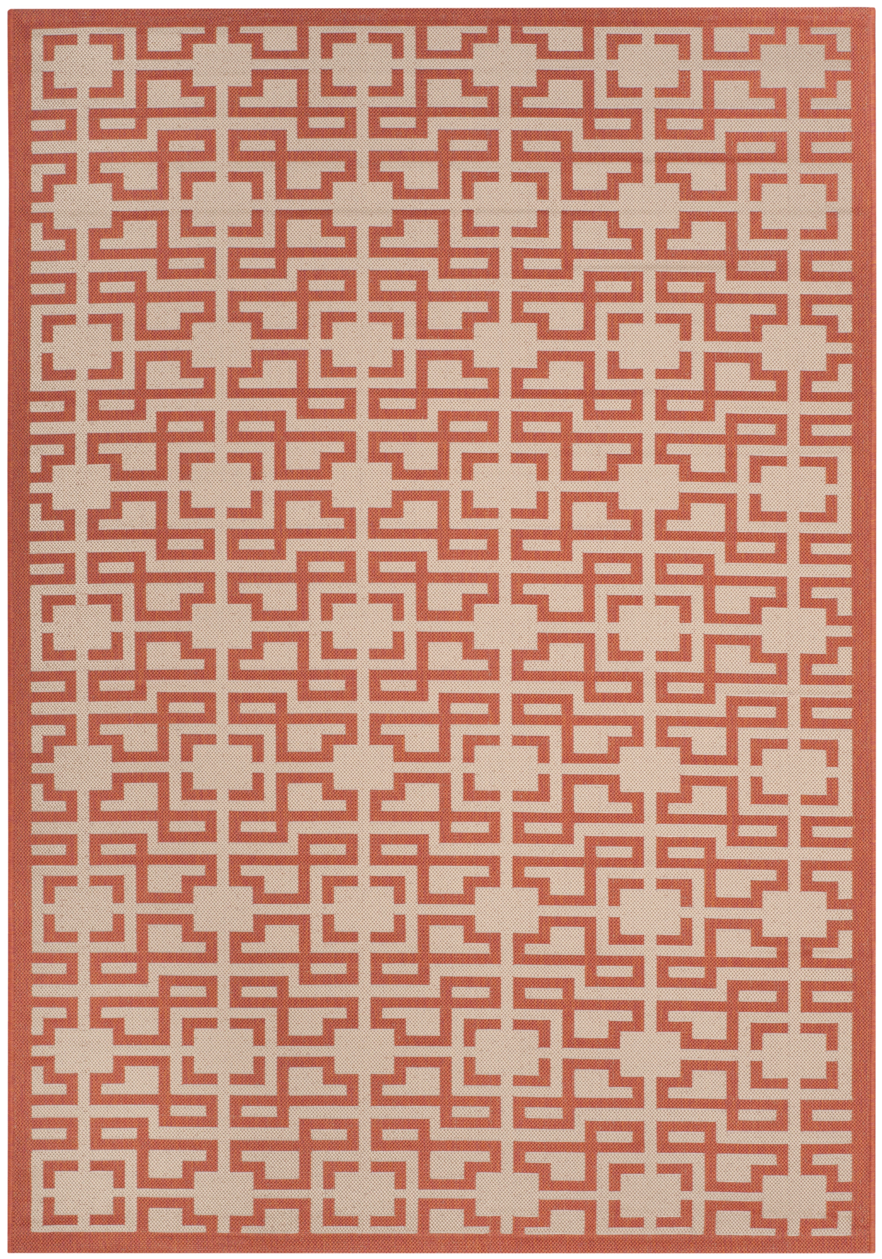 Martha Stewart MSR4281 Beige / Terracotta
