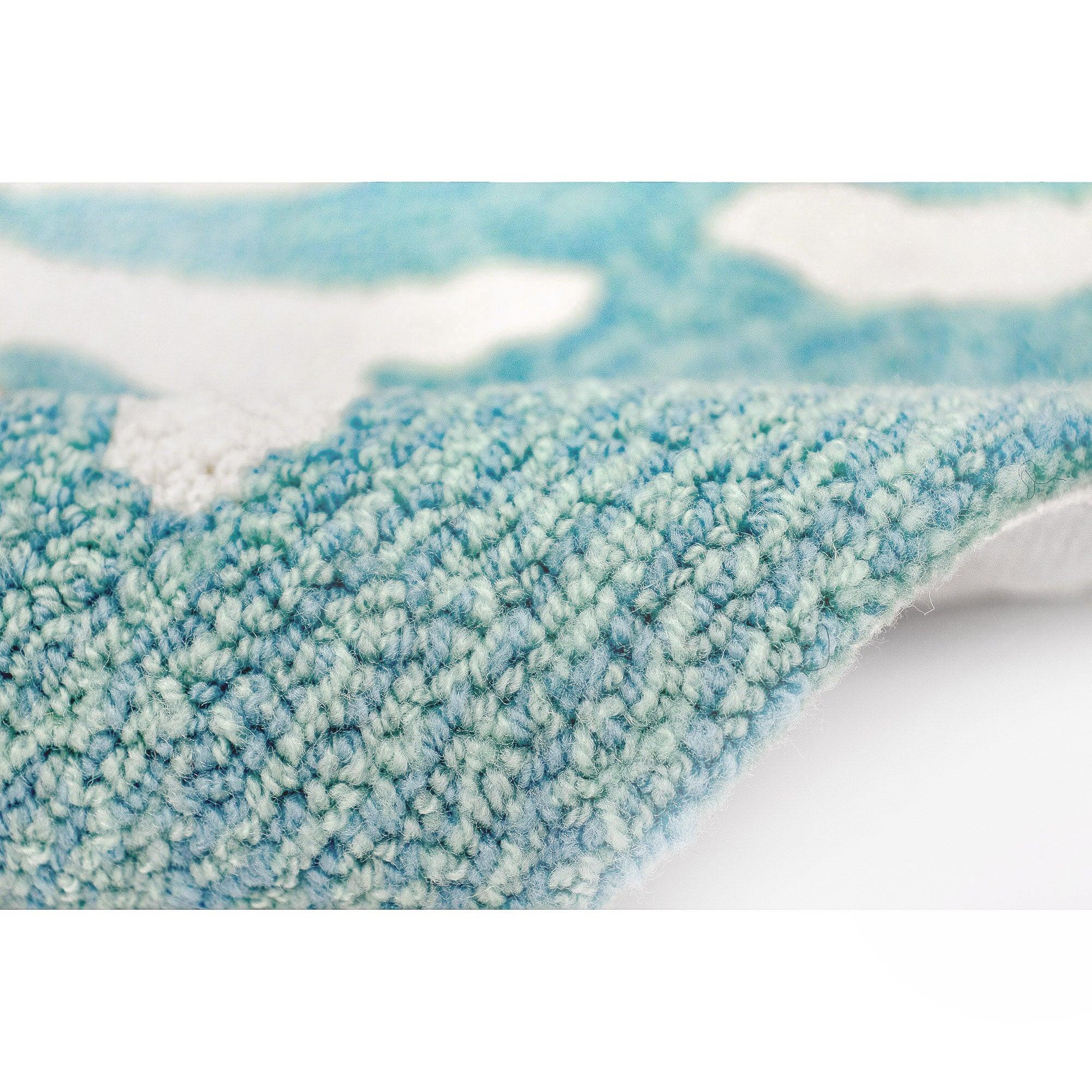 Capri Coral Border Blue