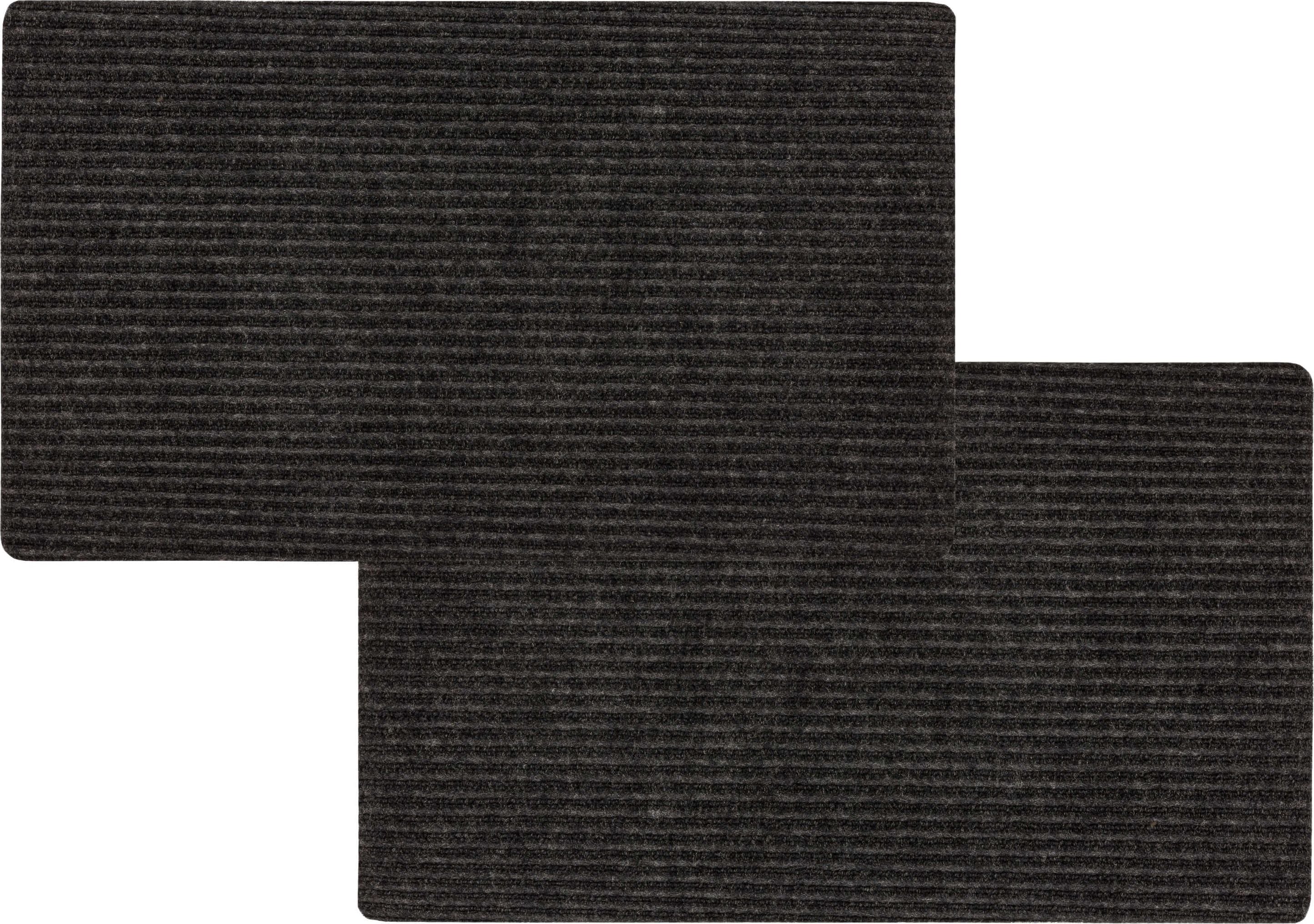 Ribbed Utility Mat Charcoal
