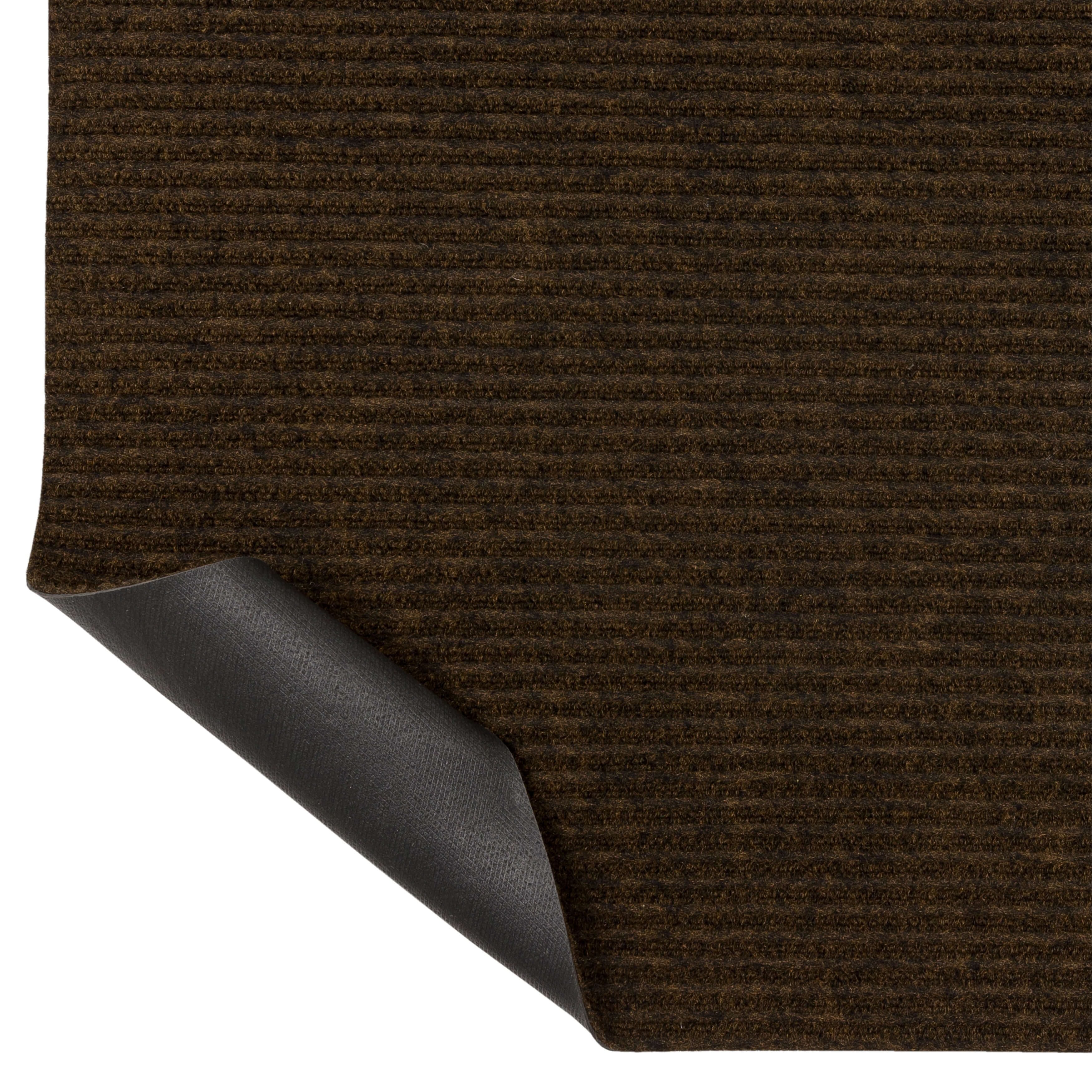Ribbed Utility Mat Brown